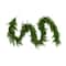 9ft. Pre-Lit Artificial Real Touch Norfolk Island Pine Garland with 50 Warm White LED Lights and Natural Look